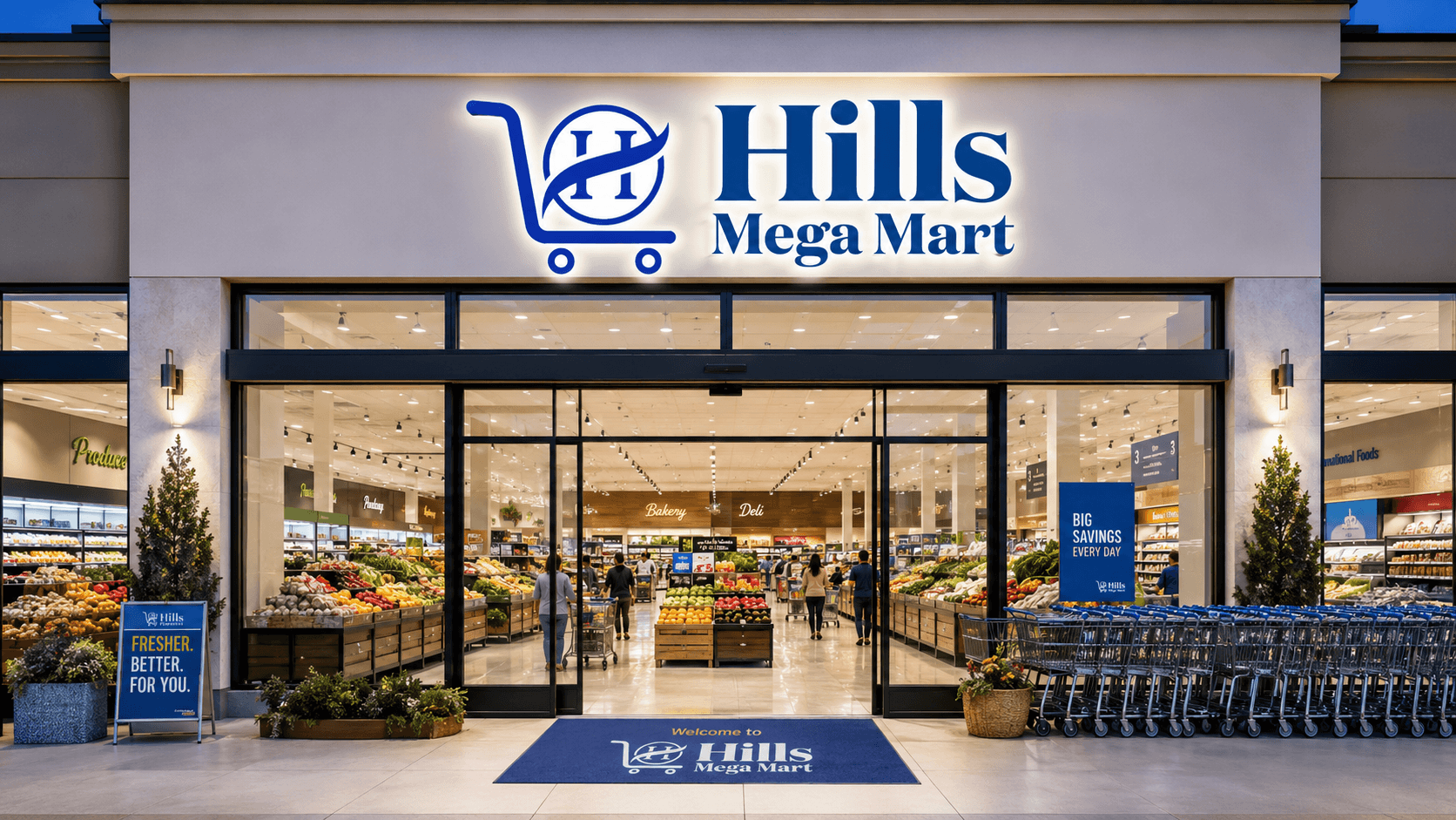 Hills Mega Mart store